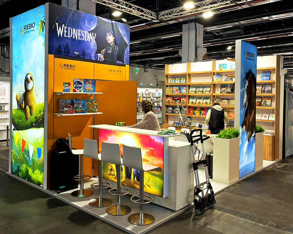 Exhibition Stand for Rebo at Buchmesse, Frankfurt