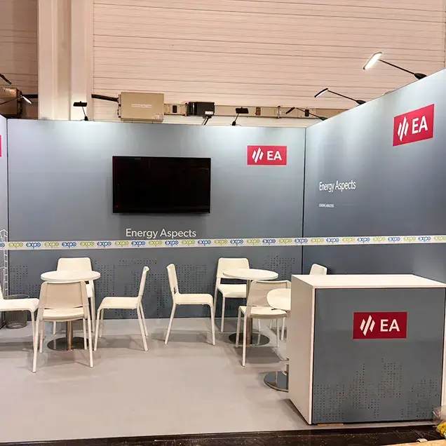 Exhibition stand for Energy Aspects- U.K at E-World, Essen