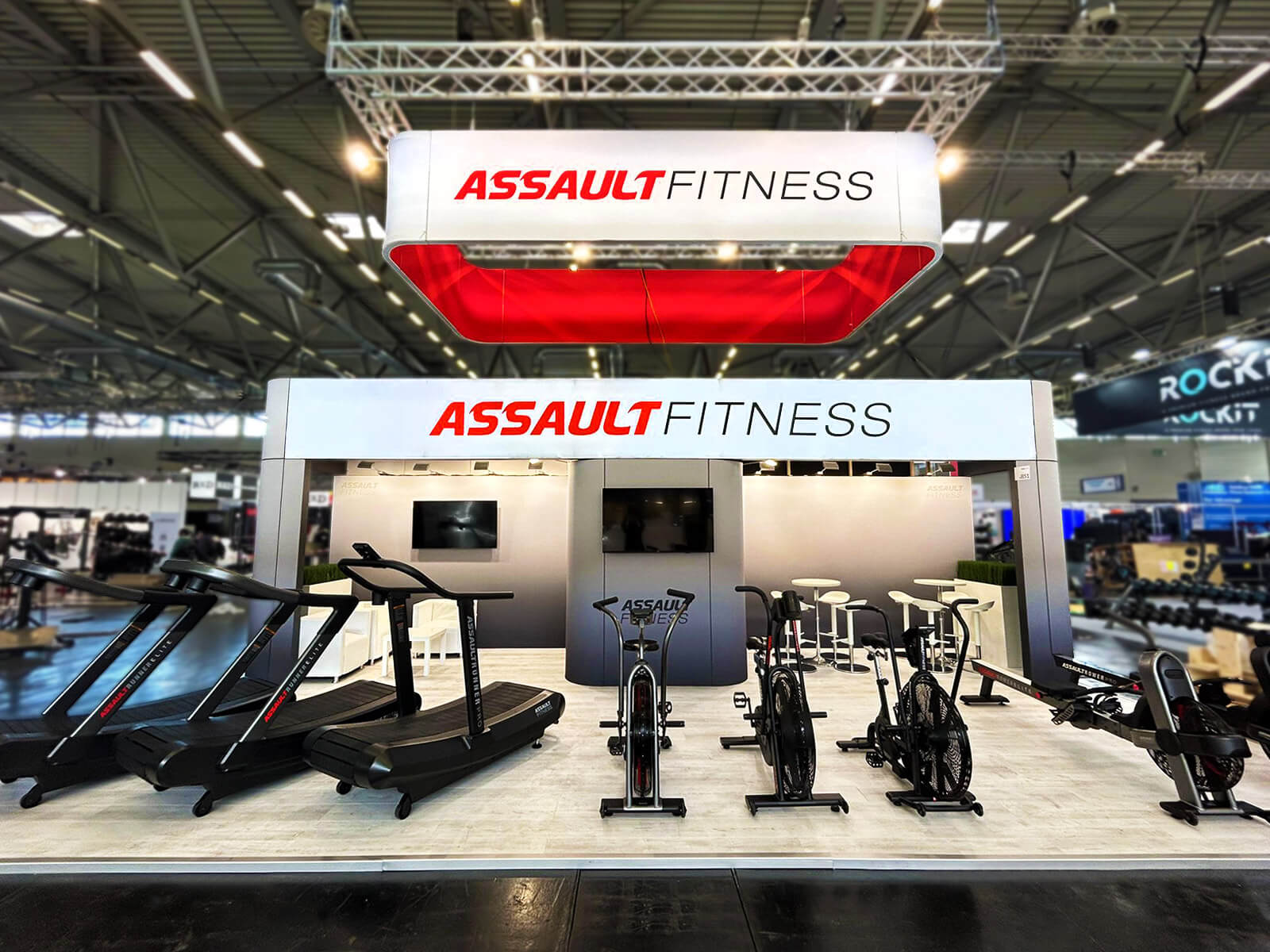 Booth for Assault Fitness - U.S. at FIBO 2024, Cologne