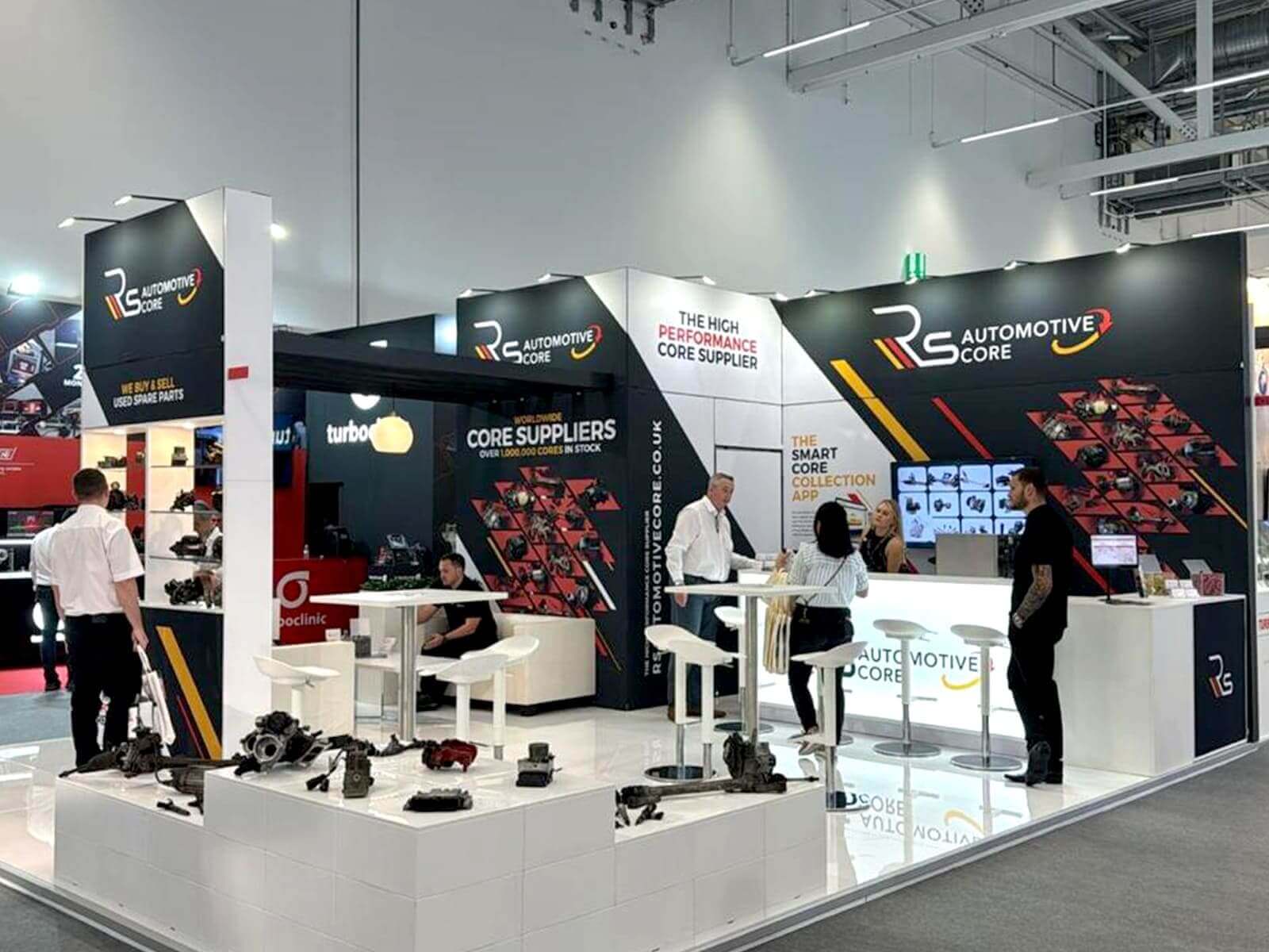 Exhibition stand for RS Automotive Core - U.K at Automechanika 2024, Frankfurt