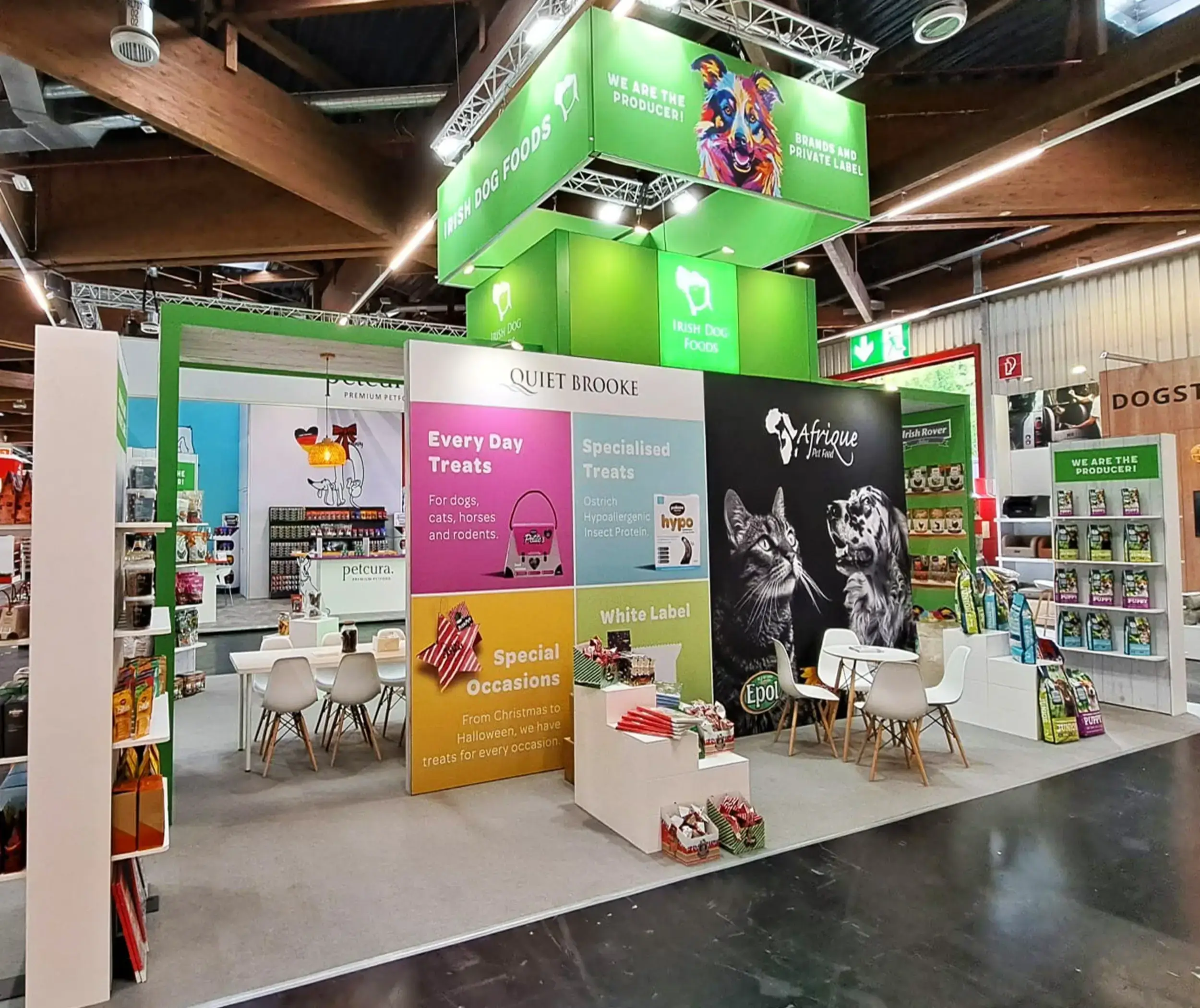 Exhibition stand for Irish Dog Foods, Interzoo 2024, Nuremberg