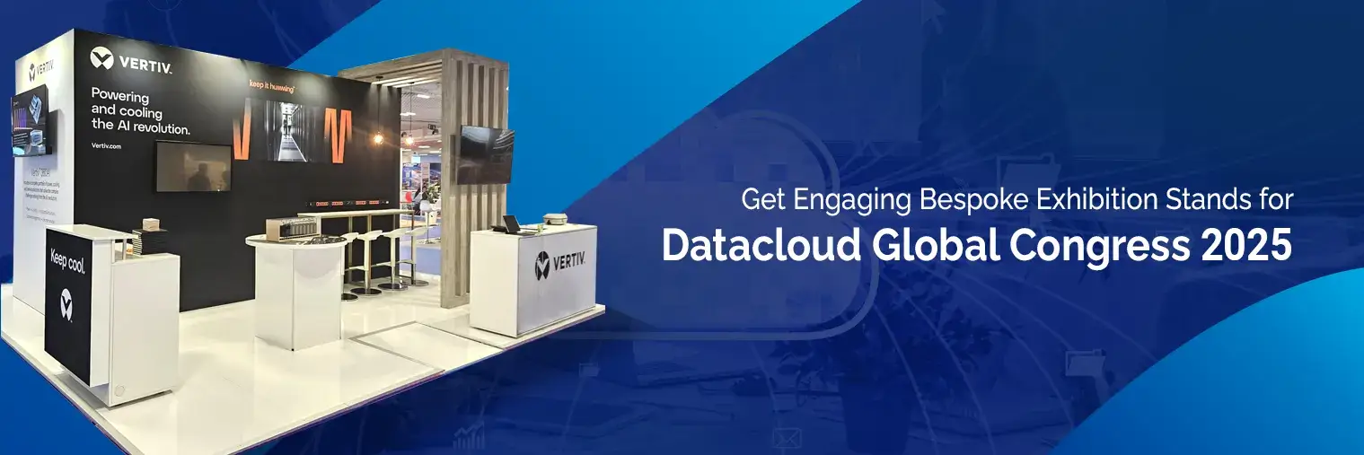 Exhibition stand builder for Datacloud Global Congress 2025