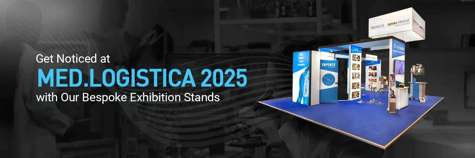 Exhibition stand builder for med.Logistica 2025