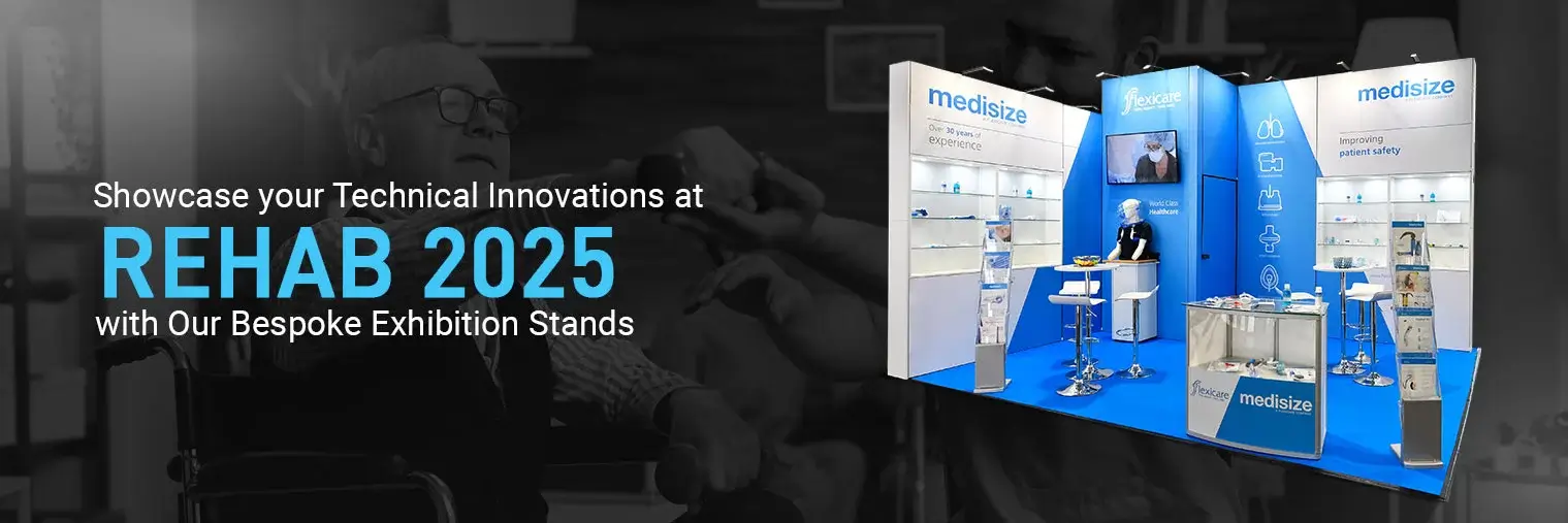 Exhibition stand builder for REHAB 2025
