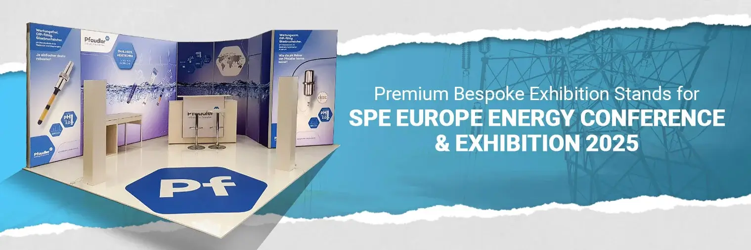 Exhibition stand builder for SPE Europe Energy Conference & Exhibition 2025