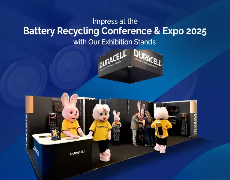 Exhibition stand builder for Battery Recycling Conference & Expo 2025