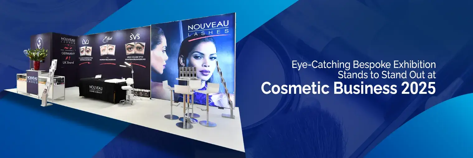 Exhibition stand builder for Cosmetic Business 2025