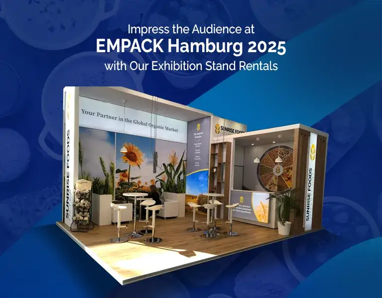 Exhibition stand builder for EMPACK Hamburg 2025