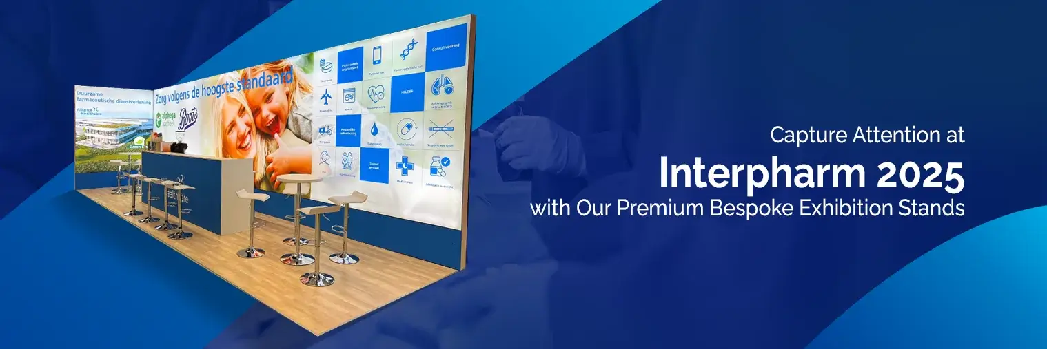 Exhibition stand builder for Interpharm 2025