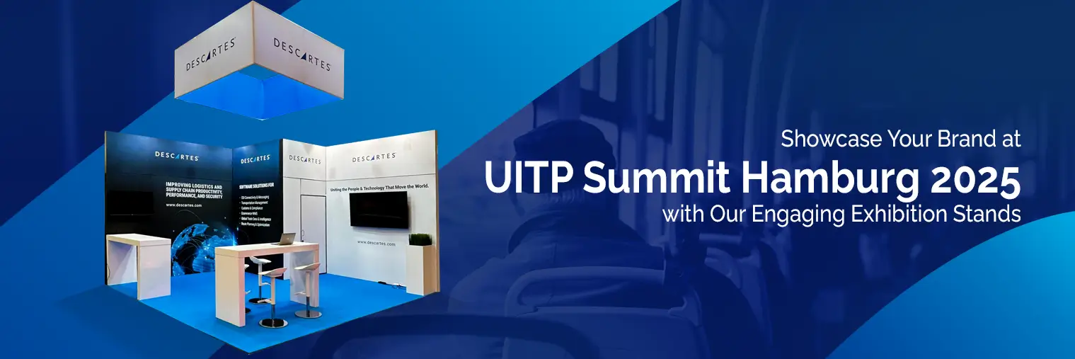 Exhibition stand builder for UITP Summit Hamburg 2025