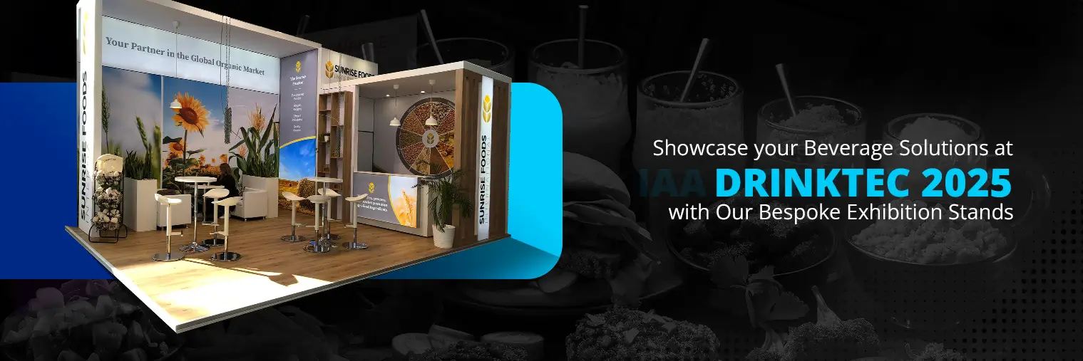 Exhibition stand builder for drinktec 2025