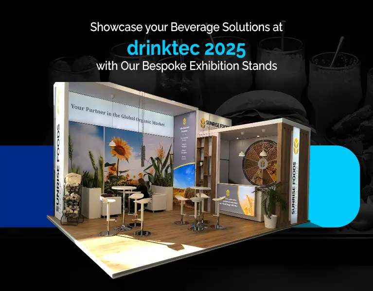 Exhibition stand builder for drinktec 2025