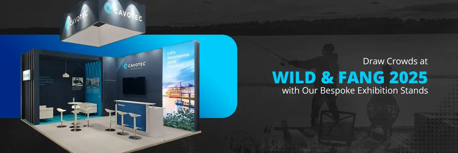 Exhibition stand builder for wild fang 2025