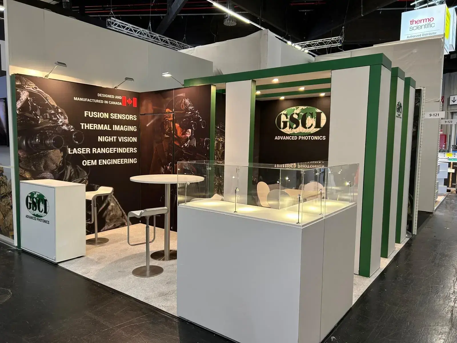 Bespoke exhibition stand for GSCI-Advanced Photonics - Canada, Enforce Tac 2025, Nuremberg