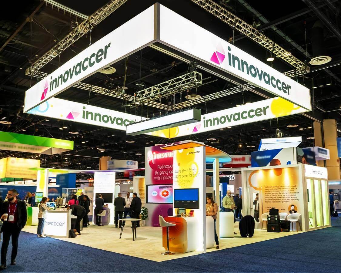 Exhibition stand for innovaccer