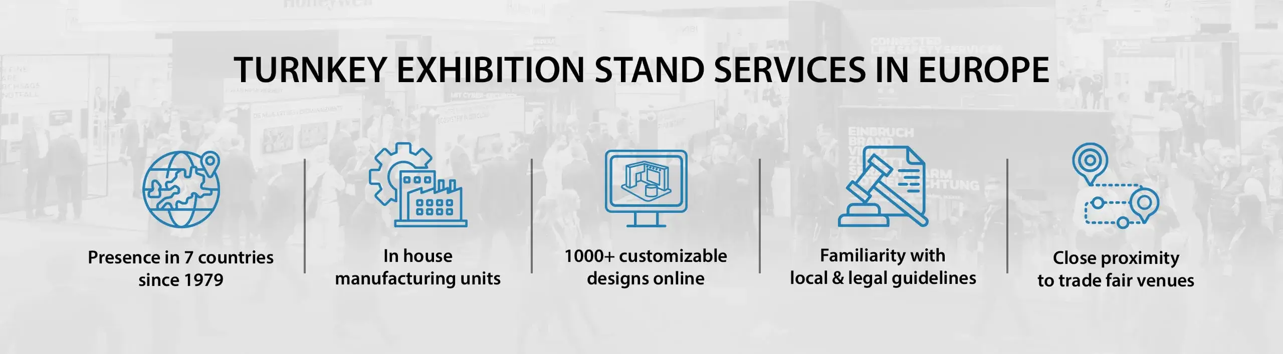 TURNKEY EXHIBITION STAND SERVICES IN EUROPE